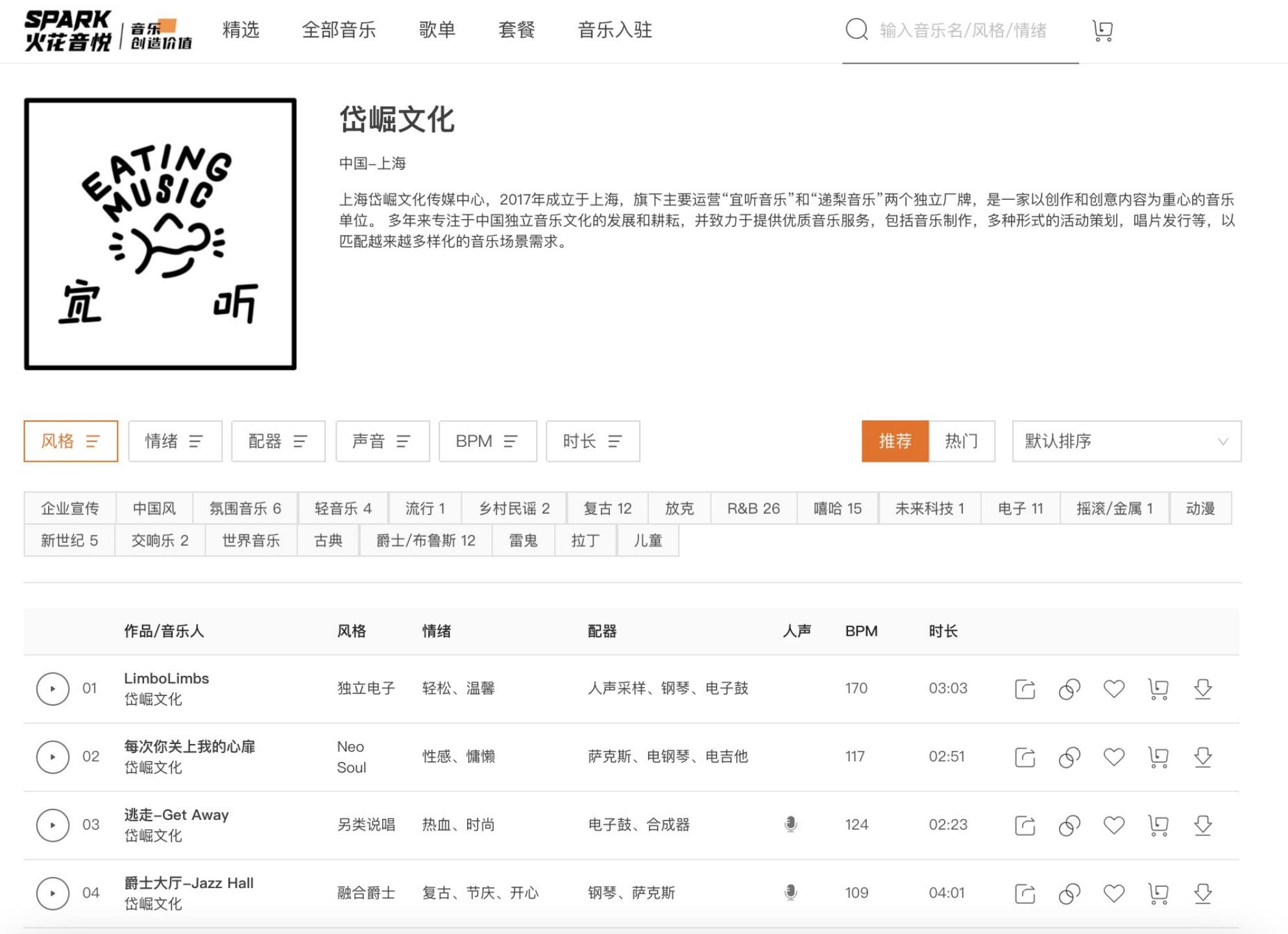 DoNews首发 |火花音悦与岱崛文化达成版权合作 挖掘中国独立音乐文化和商业价值