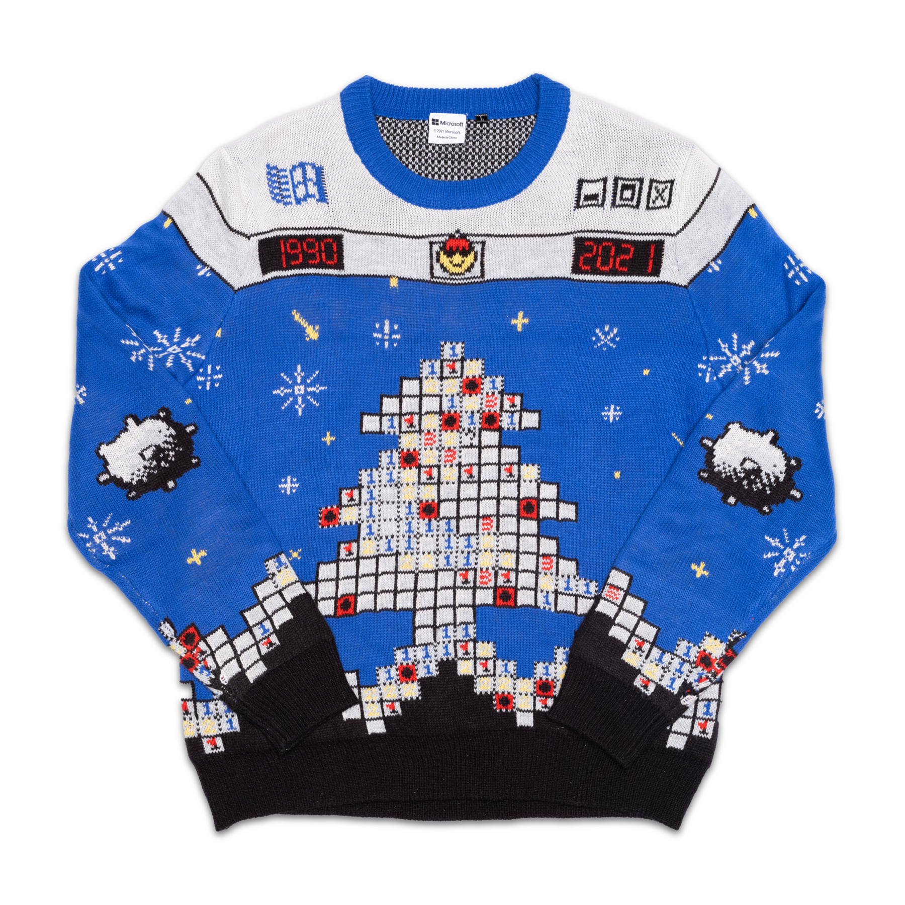 微软推出新款圣诞节“丑毛衣”，以扫雷游戏为主题